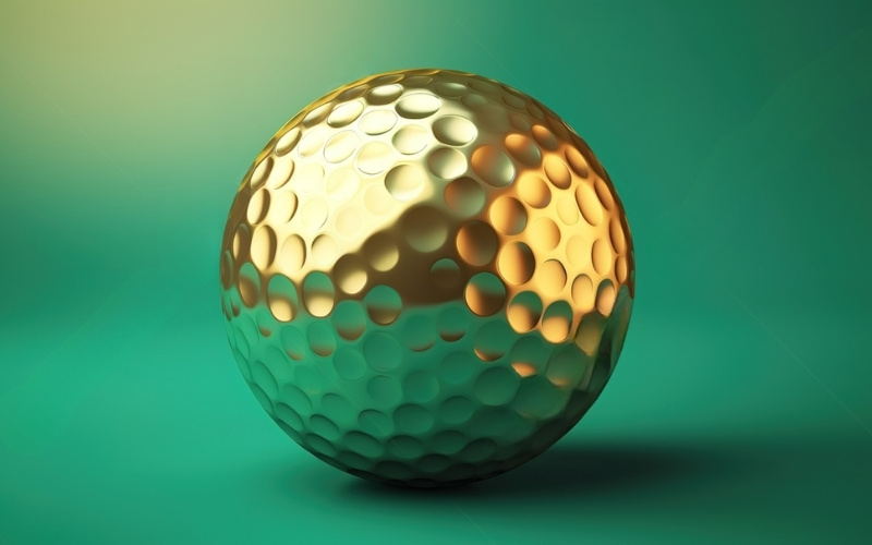 Điểm nổi bật của Banh Golf Vàng xi mạ