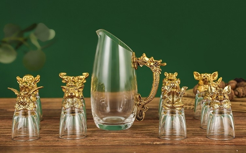 Điểm nổi bật của Ly Thủy Tinh mạ vàng 