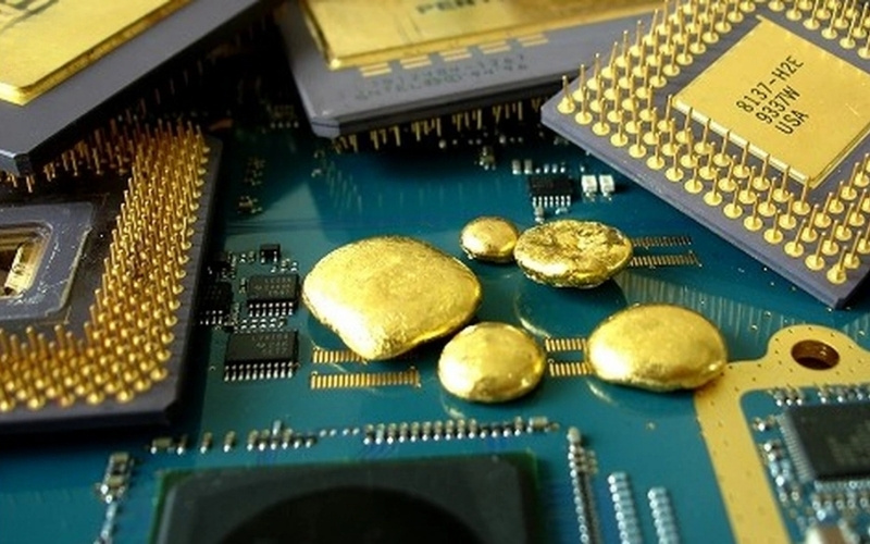 Lưu ý của vàng được dùng trong linh kiện điện tử