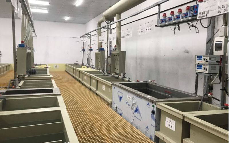 Quy trình xi mạ kẽm 7 màu