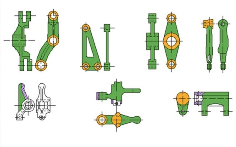 Cấu tạo của chi tiết dạng càng