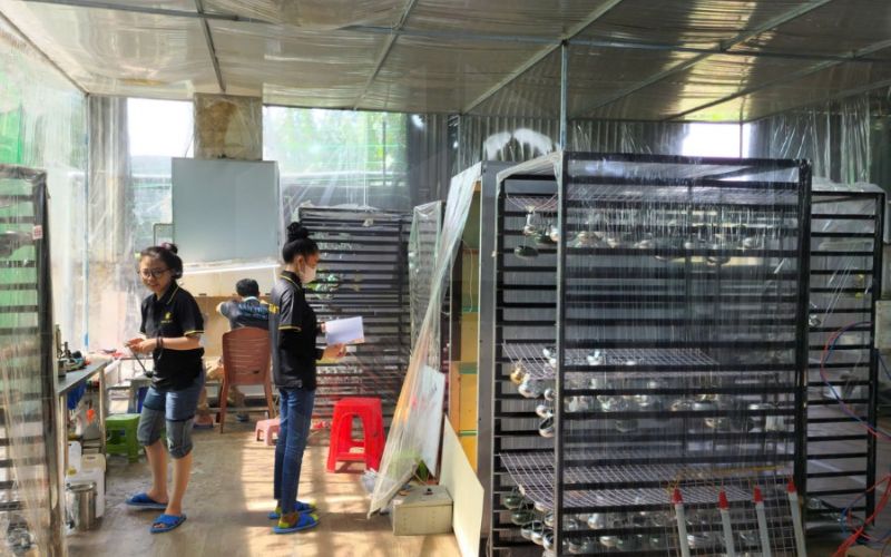 Quá trình gia công xi mạ kim loại tại xưởng