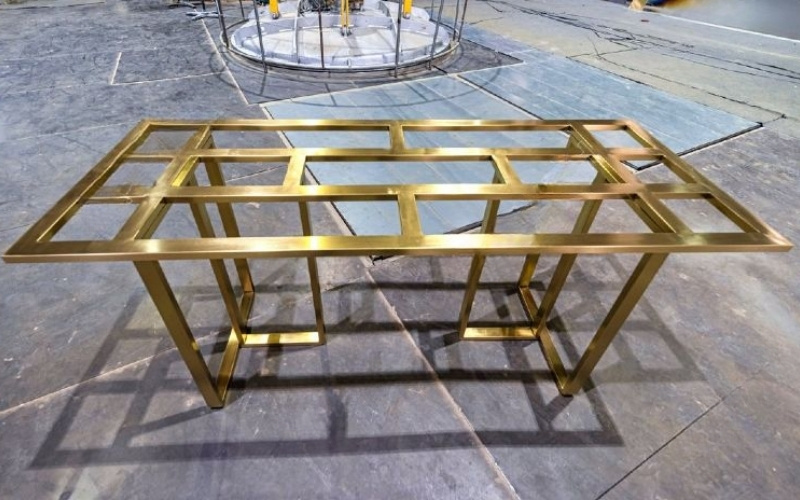 Quy trình gia công chân bàn mạ PVD