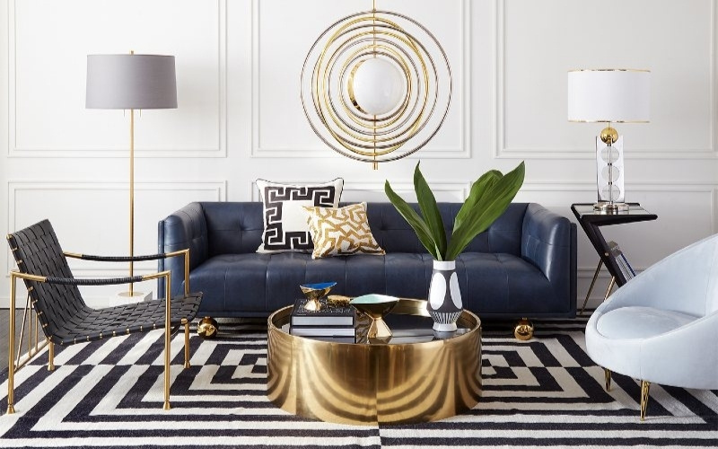 Bàn trà inox mạ PVD được sử dụng nhờ vẻ đẹp sang trọng