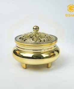 Lư đồng mạ vàng