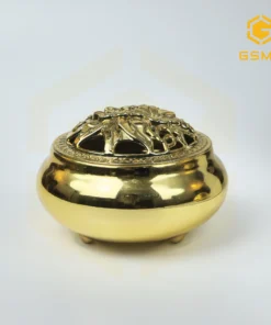 lư xông mạ vàng