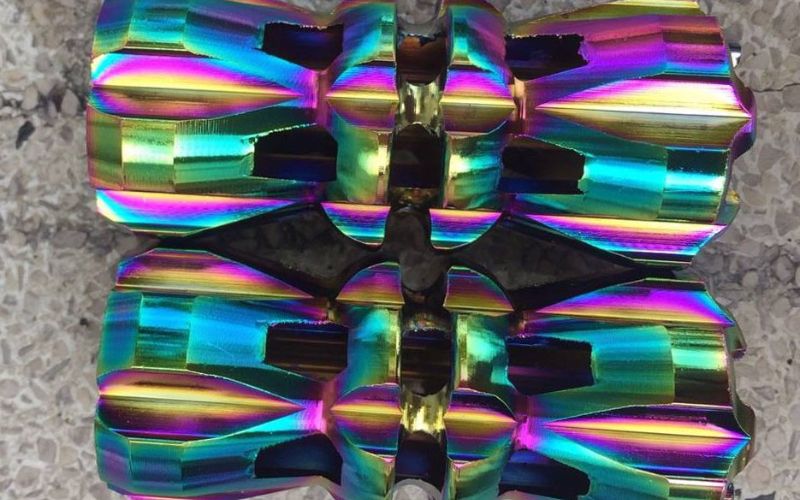 Xi mạ kẽm 7 màu hay còn được gọi là mạ kẽm cầu vồng