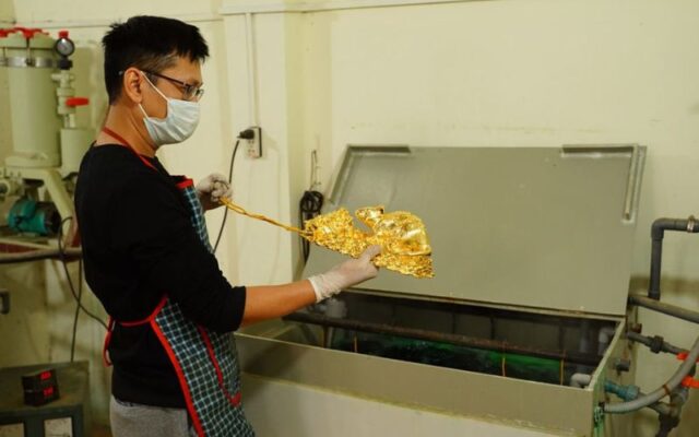 Quy trình công nghệ mạ vàng